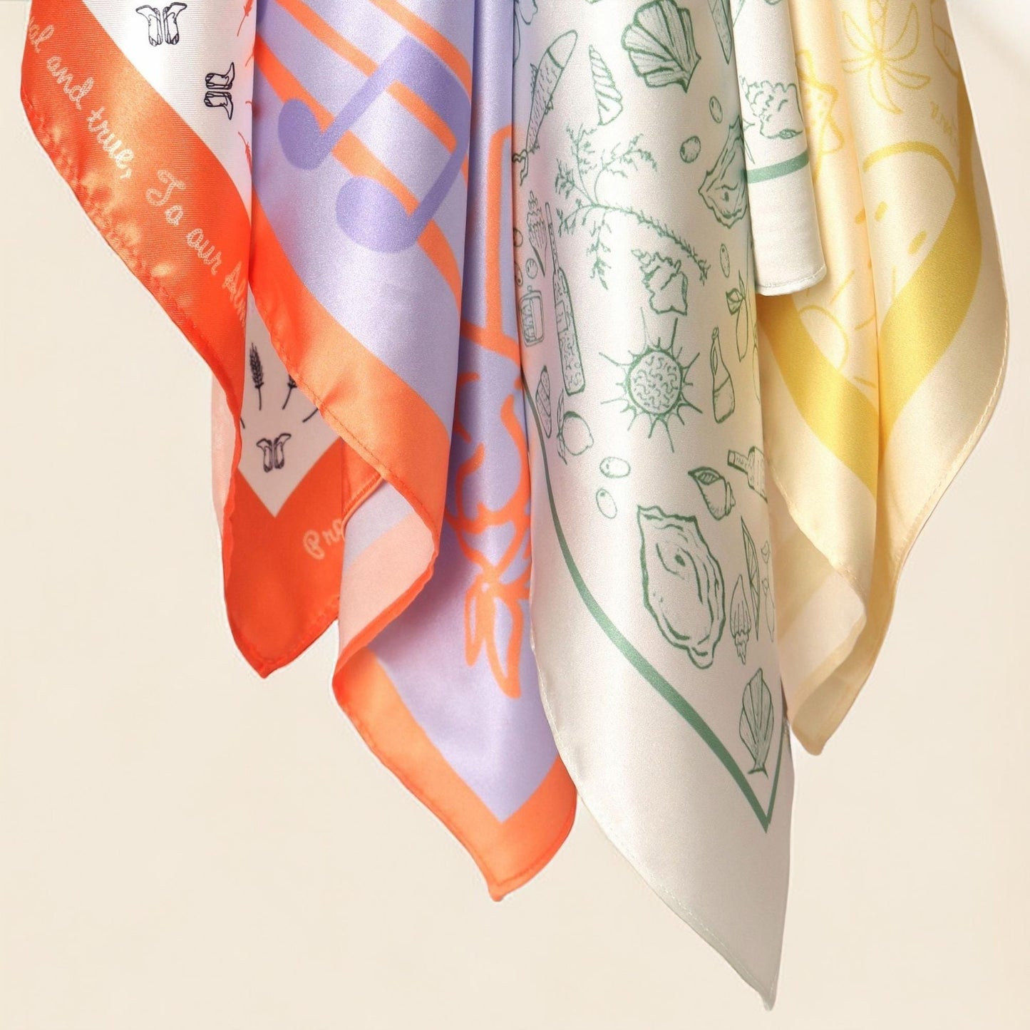 Custom Silk Wedding Scarf - Personalized Bridal Gift