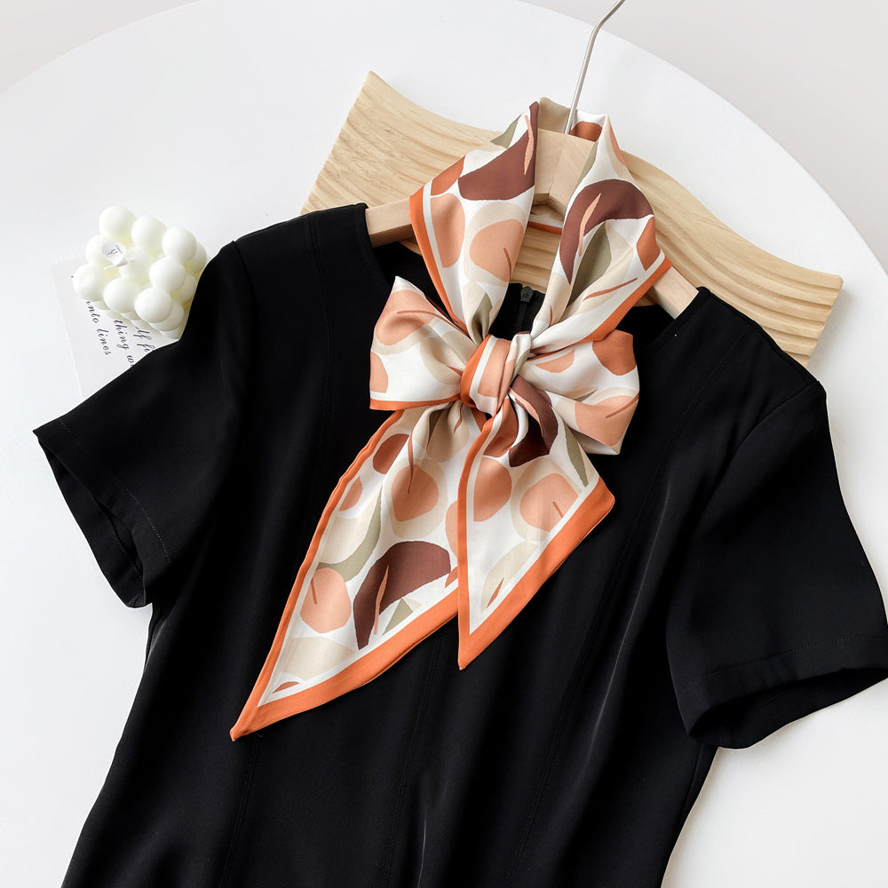 Summer Scarf for Women - Elegant Printed Scarf for Office, Travel & Daily Wear, Lightweight Chiffon Wrap