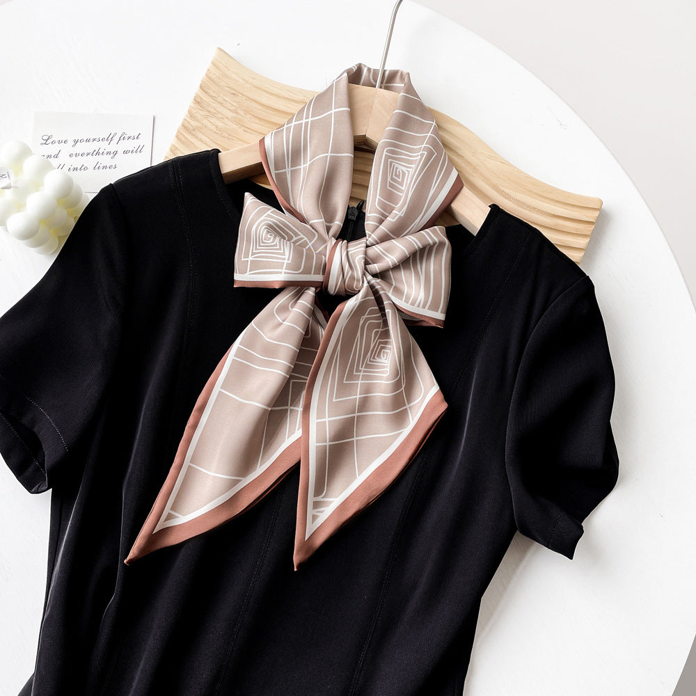 Summer Scarf for Women - Elegant Printed Scarf for Office, Travel & Daily Wear, Lightweight Chiffon Wrap