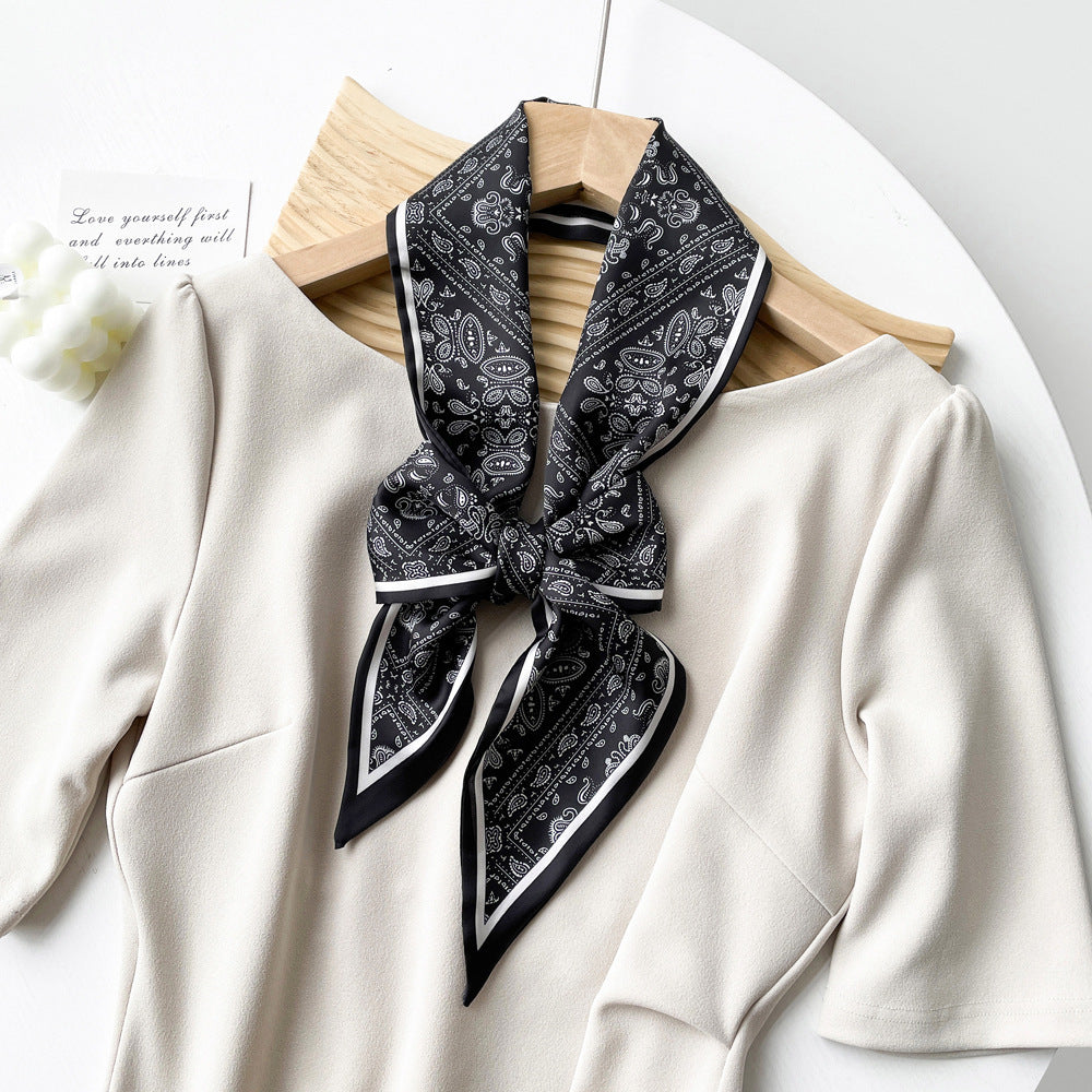 Summer Scarf for Women - Elegant Printed Scarf for Office, Travel & Daily Wear, Lightweight Chiffon Wrap