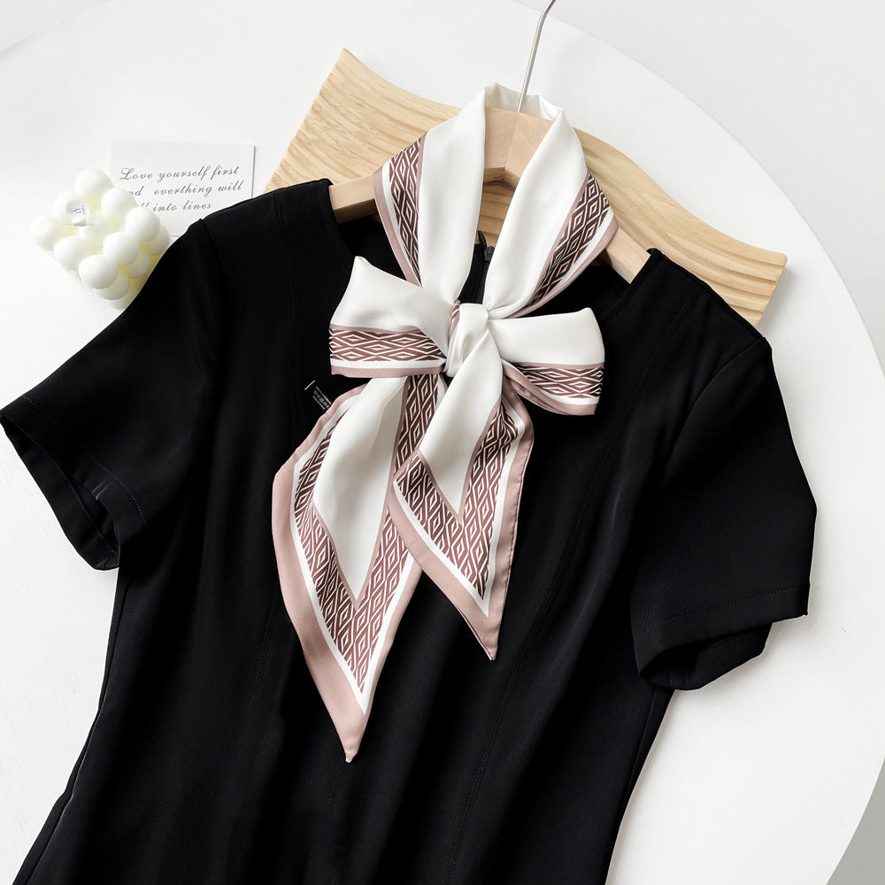 Summer Scarf for Women - Elegant Printed Scarf for Office, Travel & Daily Wear, Lightweight Chiffon Wrap