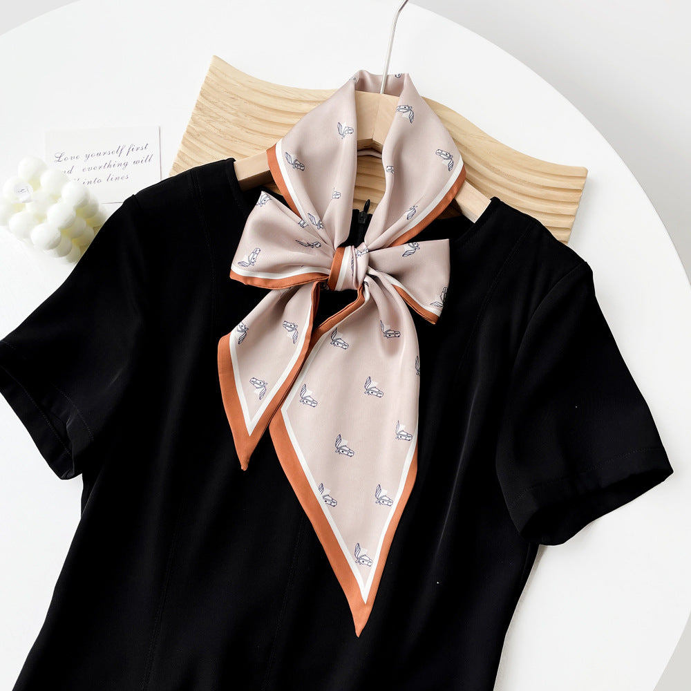 Summer Scarf for Women - Elegant Printed Scarf for Office, Travel & Daily Wear, Lightweight Chiffon Wrap