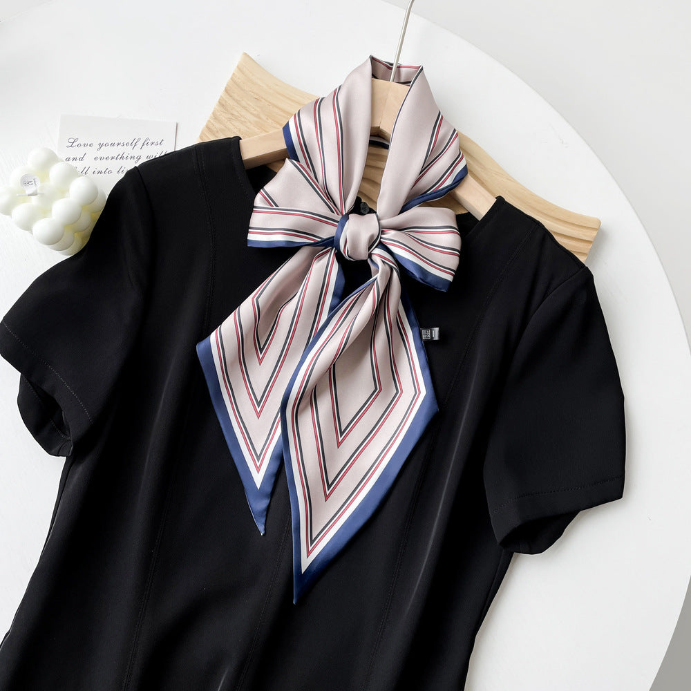Summer Scarf for Women - Elegant Printed Scarf for Office, Travel & Daily Wear, Lightweight Chiffon Wrap