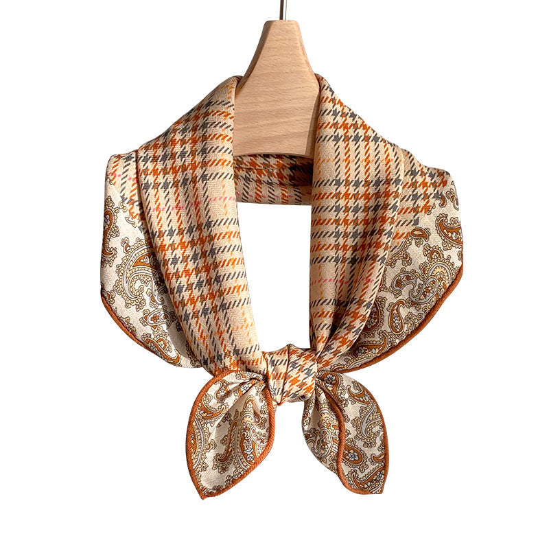 Luxury Silk Wool Blend Scarf - Versatile Two-Way Shawl for Women