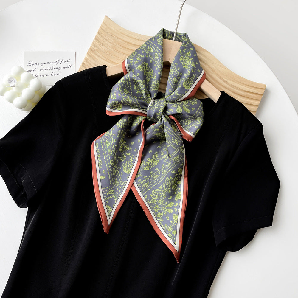 Summer Scarf for Women - Elegant Printed Scarf for Office, Travel & Daily Wear, Lightweight Chiffon Wrap