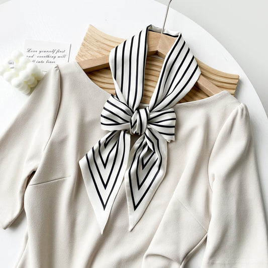 Summer Scarf for Women - Elegant Printed Scarf for Office, Travel & Daily Wear, Lightweight Chiffon Wrap