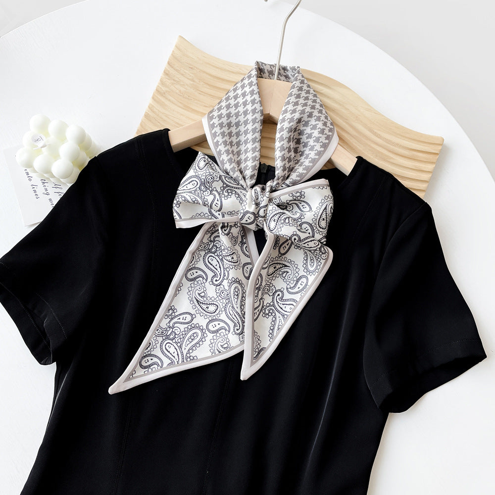 Summer Scarf for Women - Elegant Printed Scarf for Office, Travel & Daily Wear, Lightweight Chiffon Wrap